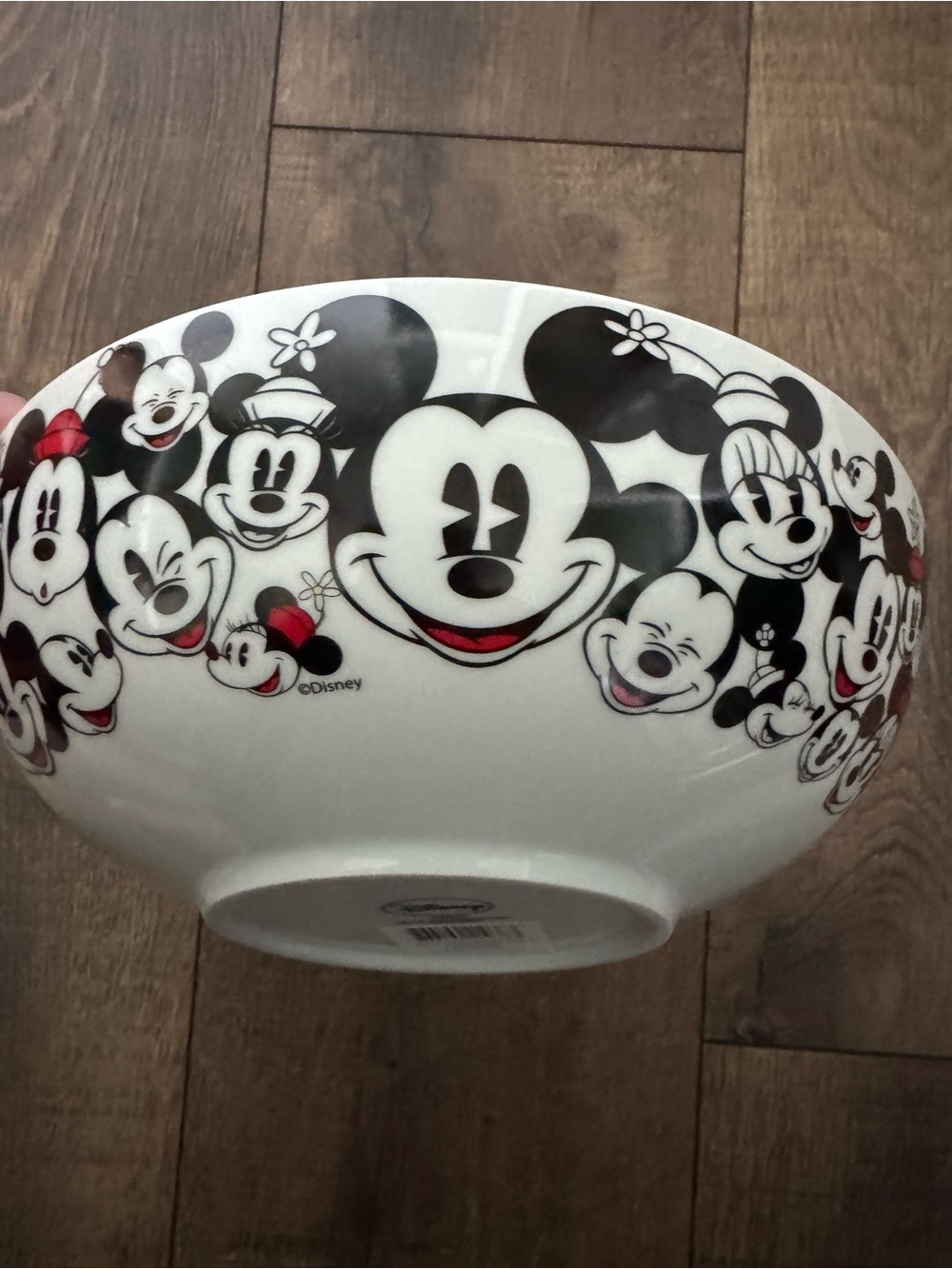 Disney “All Over Mickey & Minnie” Large Serving Bowl - no chips or cracks EUC
